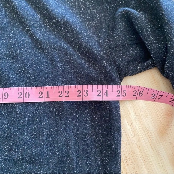 American Eagle New Black Shimmer Sweatshirt - Picture 1 of 6